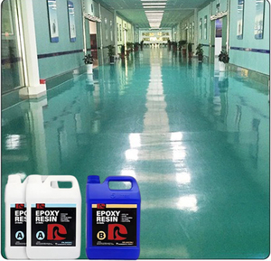2 Part 3D Bathroom Floor Epoxy Sealer Clear Coat Resin Liquid for Concrete <b>Construction</b> Woodworking Packing Paint Coverage - Product Image 2