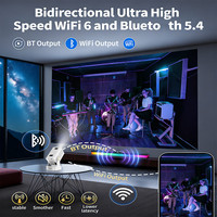 Projecteur vidéo intelligent 260 ANSI 720P avec applications intégrées, lecteur multimédia numérique Ultra-HD, home cinéma, projecteurs portables, OEM TV BOX