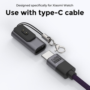 อะแดปเตอร์ชาร์จแบบพกพาชนิดแม่เหล็ก Type-C สำหรับ <span class=keywords><strong>Xiaomi</strong></span> MI <span class=keywords><strong>Band</strong></span> 10 9 Redmi Watch <span class=keywords><strong>5</strong></span> หัวต่อ 2 ขา สำหรับแปลง MI Redmi Watch - Product Image 3