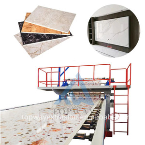 Máquina de fabricación de láminas de plástico de PVC con revestimiento UV Línea de producción de tableros de pared de mármol artificial de PVC - Product Image 1