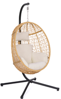 Fauteuil suspendu moderne en rotin pour jardin, cour, terrasse, ou patio – Offre spéciale