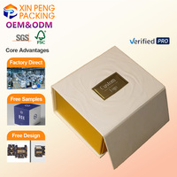 Boîte cadeau personnalisée OEM 2026 XP avec doublure en éponge, écologique, impression en relief, logo texturé mat, élégante et chic, en papier kraft