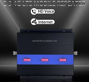 80dB tăng cao GSM DCS/4G 3G tín hiệu tăng cường ALC Repeater 900 + 1800 + 2100Mhz AGC khuếch đại - Product Image 3