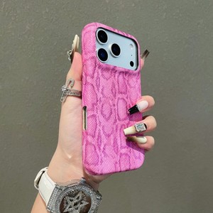 Étui de téléphone portable rétro pour femmes en cuir PU imprimé serpent et léopard pour iPhone 13 14 15 16 17 pro max, coque antichoc, vente en gros - Product Image 3