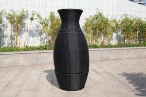 3 Piece Patio <b>Set</b> Leisure Cafe Table Stackable Rattan <b>Garden</b> <b>Set</b> for Courtyard Outdoor Furniture Space-Saving - Product Image 4