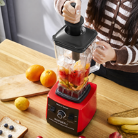 Machine à mélanger professionnelle OEM ODM pour café, hôtel et usage domestique, avec bouton de réglage à 5 vitesses, capacité de 2,5 L, pour la préparation de glace pilée