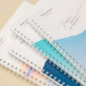 Libreta Espiral A3 con Impresión Fresca, Alto Valor de Color, Regalo, Notas de Trabajo, Diario con Cubierta de Cuero - Product Image 4