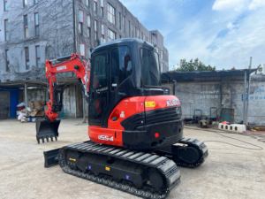 Mini-excavatrice Kubota U55-4 d'occasion en stock, sans fuite d'huile, rapport d'inspection complet, mini-excavatrice japonaise. - Product Image 3