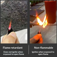 Großhandel Klasse B1 Flammhemmender Feuerfester Einfarbiger Polyester Kommerzieller Verdickter Wand-zu-Wand-Teppich für Hotels Büros