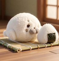 Peluche Premium en forme de phoque blanc certifiée ASTM, douce et agréable pour la peau, jouet en peluche personnalisé