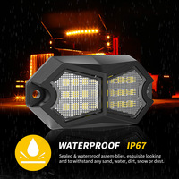 Luces LED para la Parte Inferior de Automóviles, Vehículos Todoterreno, 6 Colores Vibrantes, Iluminación Ambiental, Luces de Reequipamiento
