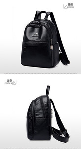 Mochila de Moda Personalizada de Fábrica, Bolsa Multiusos para Portátil, Mochila Escolar de Cuero Versátil para Chicas Adolescentes - Product Image 4