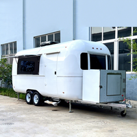 Carrito de Comida de Fibra de Vidrio, Cocina Móvil, Equipo Comercial para Restaurantes, Remolque Eléctrico para Catering, Servicio de Comida Callejera, Dulces y Chips