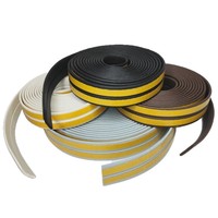 Cinta de Sellado EPDM de 6 Metros para Puertas, Insonorizante, Anticolisión, Autoadhesiva, Impermeable y Cortavientos, para Dormitorio