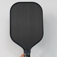 Raquette de pickleball en fibre de carbone monobloc, pressée à chaud, silencieuse, légère, facile à transporter, taille standard, fabriquée en usine