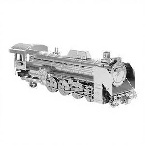 Modèle de locomotive Crazy Model D51, tout en métal, en acier inoxydable, assemblage DIY, <span class=keywords><strong>puzzle</strong></span> 3D sans colle, moins de 50 pièces - Product Image 1
