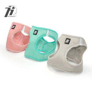 Populer perjalanan lembut bernapas Fashion tali hewan peliharaan untuk anjing kecil dan kucing grosir harga murah disesuaikan rompi anjing - Product Image 1