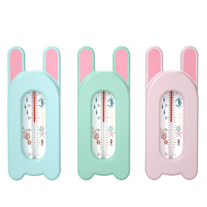 Thermomètre de bain pour bébé, testeur de température de l'eau en forme de lapin de dessin animé, pour le bain des nourrissons, couleur verte - Product Image 2