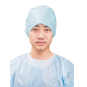 Isposable-Sombrero de banda tejida, cubierta de cabeza bouffant - Product Image 2