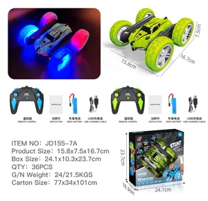 MILI Auto de Acrobacias de Doble Cara con Tracción en las Cuatro Ruedas 2.4G, Juguete de Auto con Luces y Rotación de 360 Grados, Control Remoto - Product Image 6