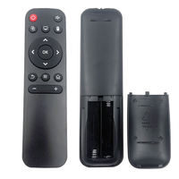 Télécommande TV IR RF noire à 15 boutons, télécommande infrarouge pour décodeur, compatible avec le projecteur HY320 Hy300