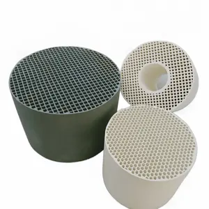 Cordierite Mullite sic ceramic honeycomb plate al2o3 alumina ceramic honeycomb for heat exchanger