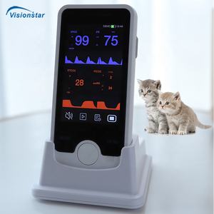 Monitor veterinário com tela sensível ao toque, oxímetro Spo2 portátil, mini oxímetro de pulso veterinário - Product Image 6