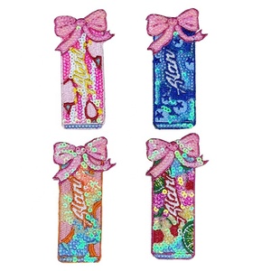 Parche Alani bordado de lentejuelas fruta Soda beber Alani con lazo parche brillante Dr Pepper Soda coque parche para sombrero de camionero - Product Image 1