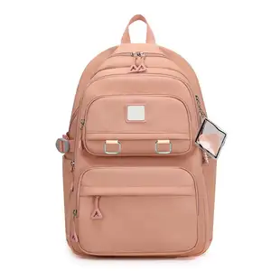 Venda imperdível mochila escolar leve para laptop, mochila à prova d'água personalizada para estudantes com várias opções de cores