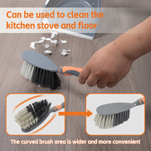 HOLAMOPA 5 PCS QuickClean Broom Brush Kit NonScratch Herramientas de limpieza de superficies - Product Image 3