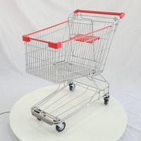 Chariot de courses en métal pour supermarché, vente en gros d'usine, avec siège enfant, personnalisable