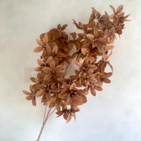 Fleurs artificielles couleur caramel café pour mariage, fausses fleurs d'automne pour arche de mariage, fond de table, centre de table, décoration intérieure