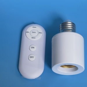 High Quality E27 Remote <strong>Control</strong> <strong>Lamp</strong> Head Adapter Manufacturer Wholesale Plastic Copper <strong>Socket</strong> Screw Bulbs Excellent Bulb Holder - Product Image 4