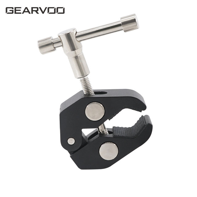 Super Crab Clamp with 1/4"-20 & 3/8"-16 Mounting Point for Camera Photo Studio