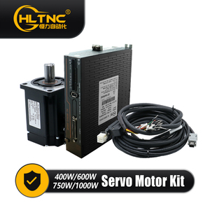 Codificador magnético diámetro 14mm 110V monofásico AC Servomotor 400W 1.27NM 60mm Servomotor para CNC 400W con unidad RS485 T3DL - Product Image 2