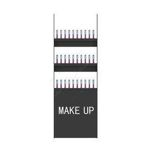Foldable Retail Flooring Lip Gloss <b>Make</b> <b>up</b> Display PVC Foam Board Cardboard Display Racks for Makeup Cosmetics Lipstick <b>Stand</b> - Product Image 4