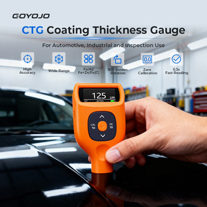 เครื่องวัดความหนาเคลือบ GOYOJO CTG-2 0-2000um เครื่องทดสอบความหนาสีรถยนต์ ตรวจจับ Fe Al Zn FeC ความแม่นยำสูง พร้อมจอ LCD - Product Image 3