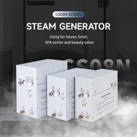 Generador de Vapor Eléctrico con Panel de Control Inteligente WiFi y Control por Aplicación Stepon para Cuarto de Ducha, Generador de Vapor de 9kw