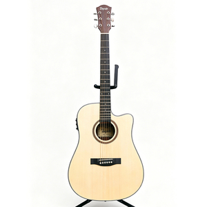 Guitare <span class=keywords><strong>acoustique</strong></span> en épicéa et acajou de 41 pouces, finition mate, guitare folk électrique, nouvelle arrivée de Surpass Music - Product Image 4