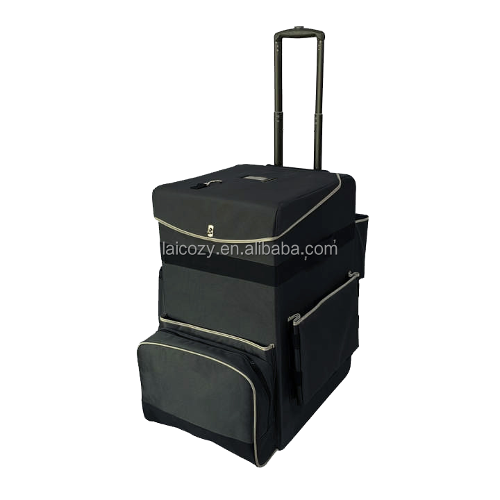 Portable Housekeeping Bag Cart Wheelie Cleaning Bag Trolley from China  manufacturer - LAICOZY hotel supply