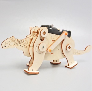 Jouets pour enfants Kits d'assemblage de jeux en bois <span class=keywords><strong>Dinosaures</strong></span> 3D Puzzle Set Jouets éducatifs - Product Image 5