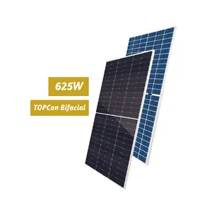 Çin güneş panelleri tedarikçiler Haitai TOPCon Bifacial güneş paneli 625w 610w 615w 620w Mono güneş paneli