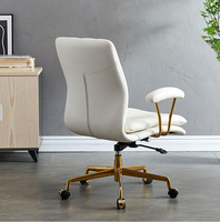Meilleure vente chaise de bureau de luxe simple chaise d'ordinateur à domicile multicolore en option chaise de bureau en cuir
