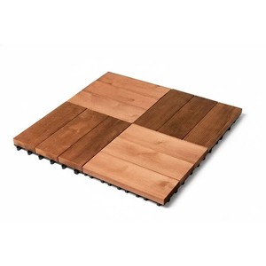 พื้นระเบียงไม้ปาร์เก้แบบโมดูลาร์ ทำจากไม้กันความร้อน - Product Image 1