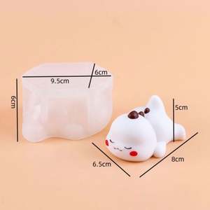 แม่พิมพ์ซิลิโคนทำขนมรูปนมแมว/นมมังกร แบบ DIY พิเศษ ดีไซน์การ์ตูน รักษ์โลก ปรับแต่งสี/ขนาดได้ พร้อมสกรีนโลโก้ - Product Image 6