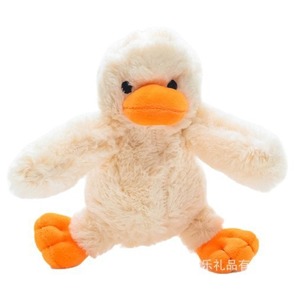 Jouet pour chien en peluche en forme de canard, 20 cm, avec son, jouet interactif pour animaux de compagnie - Product Image 5