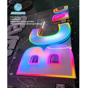 Chất lượng cao tùy chỉnh dấu hiệu LED LED chiếu sáng dấu hiệu 3D LED thắp sáng chữ cái cửa hàng cắt tóc LED ký thư nhà sản xuất - Product Image 2