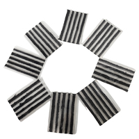 Kit de réparation de pneus tubeless professionnel, outil de réparation de crevaison à brancher pour moto, voiture, pneus de VTT (avec aiguilles d'insertion en acier et alésoir)