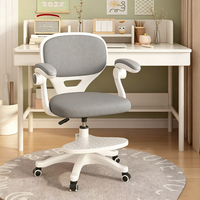 Chaise de bureau moderne et colorée, confortable, réglable en hauteur, pivotante, avec repose-pieds, dossier et accoudoirs