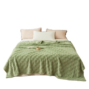 Chine usine 100% polyester différentes couleurs super doux flanelle taffel polaire couverture chaude jeter des couvertures pour l'hiver - Product Image 1